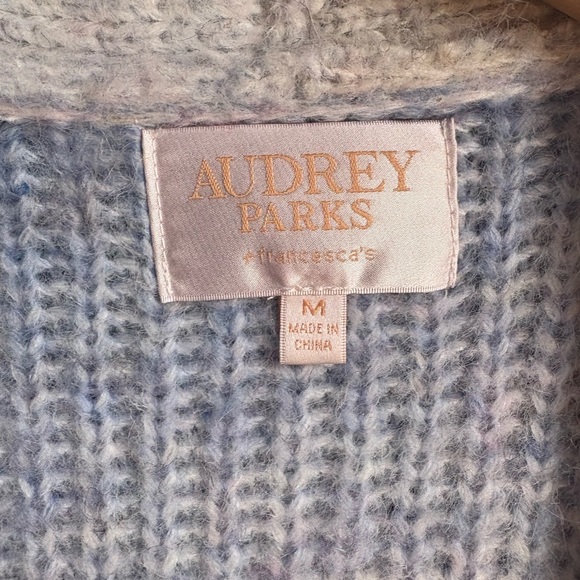 Purple and Blue Ombré long cardigan - Picture 3 of 4